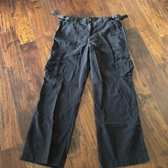 Sanctuary | Black Wide leg Cargo Pants - Picture 5 of 13